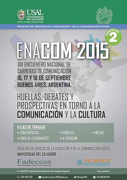 2º CIRCULAR ENACOM 2015